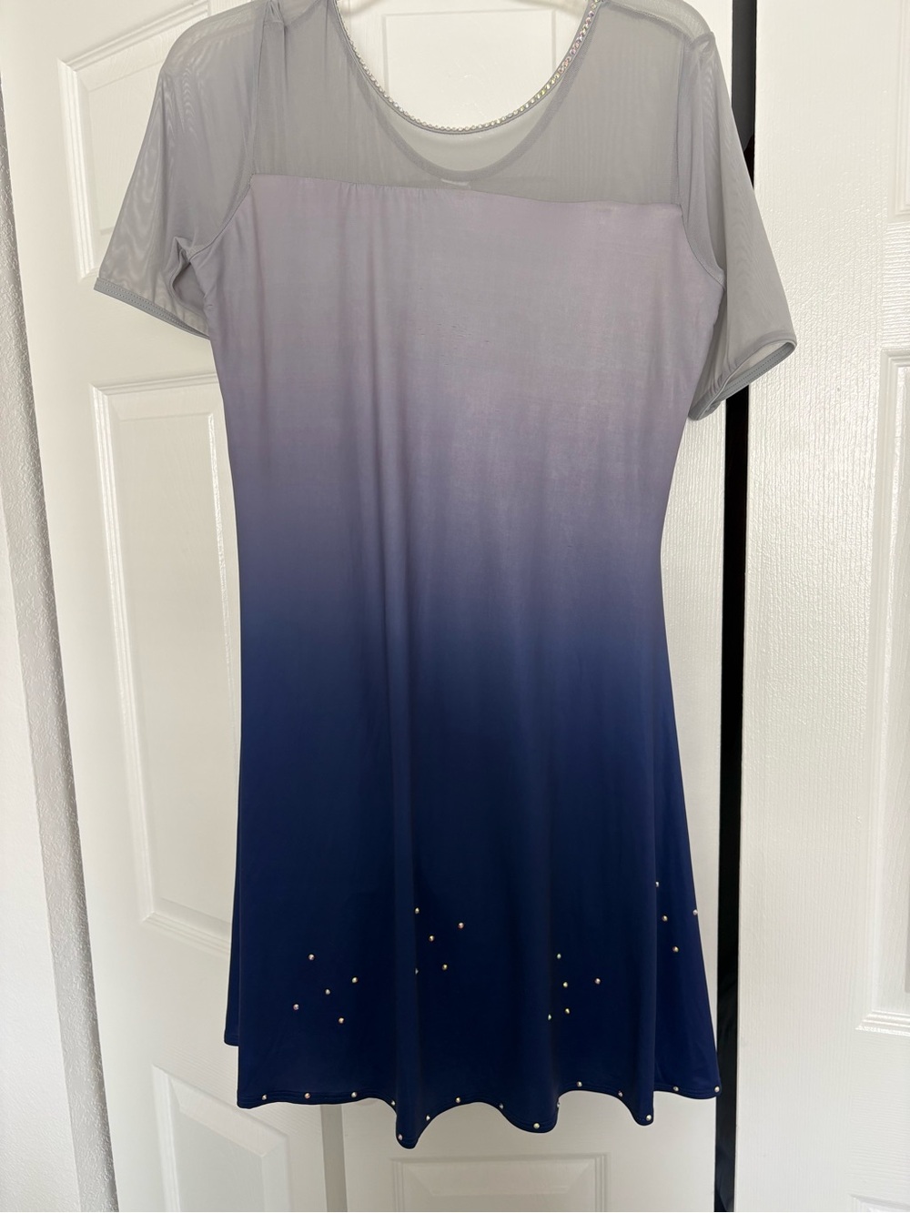 Womenโs ice skating or lyrical costume